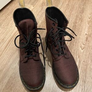 Dr. Martens Vegan Castel Boots Burgundy